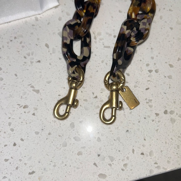 Coach Recycled Resin Strap in Tortoise Multi - Picture 4 of 6